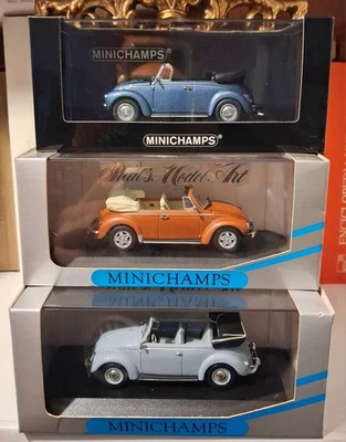 Minichamps Volkswagen 1200 Cabrio 1302 Cabrio 1303 Cabrio 1/43  - Immagine 1 di 2