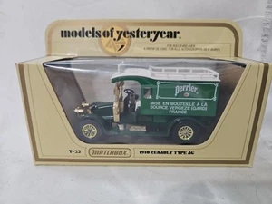 Vtg MATCHBOX Models Of Yesteryear 1910 Renault Type AG Perrier Copyright 1978 - Picture 1 of 10