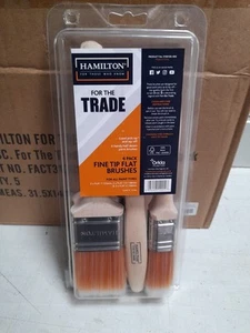 Hamilton for The Trade 6 Pack Fine Flat Tip Paint Brushes - Picture 1 of 2