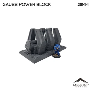 Slumbering Machines Gauss Power Block - Mesa Grimdark Wargaming - Imagen 1 de 3