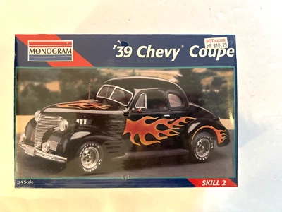 Vintage Monogram '39 Chevy Coupe 1/24 Model Kit Car 1995 - Image 1 of 4