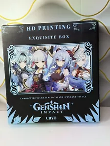Genshin Impact GANYU 6pc Merch Box- Acrylic Stand-Pendant-Keychains -60 Stickers - Picture 1 of 7