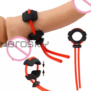 Reutilizable Pene-Estirador-Manga-Cirda-Potenciador-Pene-Extensor-Anillo-para Hombres - Imagen 1 de 11