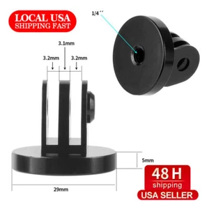 US warehouse Tripod Mount Adapter w/Thread Screw for GoPro HD Hero 9 8 Cameras - Picture 1 of 6