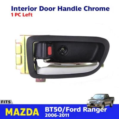 For Mazda BT50 Ford Ranger Pickup 2006-11 UTE Interior Door Handle Chrome LH G06 Foto 1 de 4