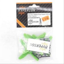 Hyperion 3x3 Four Blade Prop Green (CW & CCW 2 Pairs) HP-P03030G4SET2