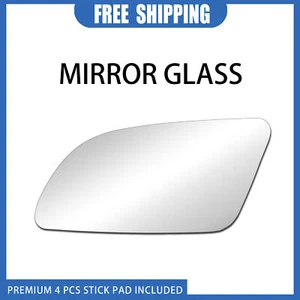 Left Side Mirror Glass Replace For 1981-1988 Chevrolet Monte Carlo Flat+Adhesive - Picture 1 of 9