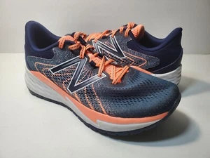 New Balance Women Running Shoes Blue Orange Fresh Foam Evare Trainer - Size 8.5B - Picture 1 of 10