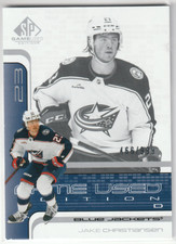 22-23 SP GAME USED 01-02 RETRO ROOKIE #R-60 JAKE CHRISTIANSEN RC 466/999 CBJ