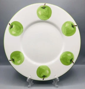 ESTE CE 12.5” Green Apple Serving Platter Hand Painted Made in Italy - Bild 1 von 6