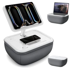 iPad Pillow Stand for Lap, Angle Adjustable Tablet Pillow Stand, Soft Cushion - Picture 1 of 7