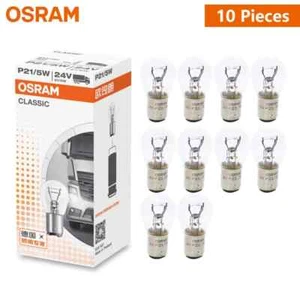 OSRAM 24V P21/5W S25 1157 Truck Brake Light Reverse Lamps Original BAY15d 7537 - Picture 1 of 6