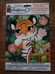 Tiger Jungle Zoo Lg Colorforms Fun Pack game Sticker Story Adventure Play SE