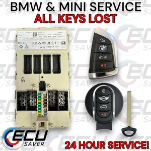 🔥 BMW MINI ALL KEYS LOST KEY PROGRAMMING SERVICE FEM BDC F22 F30 F32 F15 F48 🔥 - Foto 1 di 4