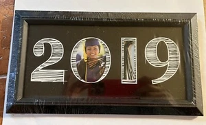 2019 Graduation Picture Frame Black Frame With Tassel - Picture 1 of 4