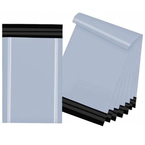 Misprinted Light Grey Mailing Bags 12 x 16 Inch for Postage Clothes Envelopes - Picture 1 of 7