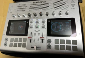 GODJ PLUS Przenośny system DJ 2-kanałowy głośnik ekranowy srebrny działający używany - Zdjęcie 1 z 6