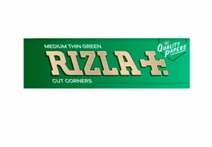 Papeles de libro rodante para fumar cigarrillos 100 % genuinos verde Rizla estándar originales - Imagen 1 de 7