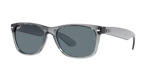 RAY BAN | NUEVO | NUEVO WAYFARER MEDIUM | 2132 64503R | GRIS TRANSPARENTE | AZUL OSCURO - Imagen 1 de 4