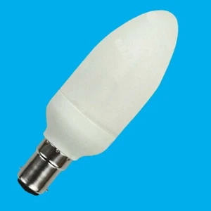 10x 11W Low Energy Power Saving CFL Candle Light Bulb SBC B15 Small Bayonet Lamp - Picture 1 of 1