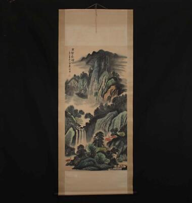 Ying Yeping Signed Old Chinese Hand Painted Scroll W/landscape • 1.27$