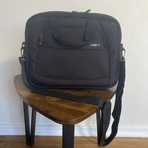 New SAMSONITE Black Multi-Compartment Laptop Shoulder Bag - Picture 1 of 7