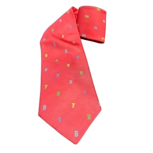 Corbata Breuer 100 % seda números de lujo temática hecha a mano en Italia - Imagen 1 de 5