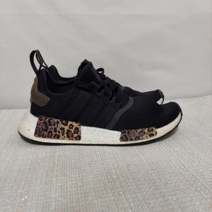 Adidas Womens NMD R1 GX2027 Black Running Shoes Sneakers Size 8.5 - Picture 1 of 8