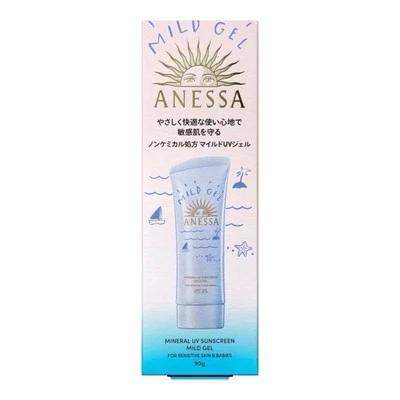 Protector solar UV mineral gel suave Anessa para piel sensible FPS50+/PA+++ Foto 1 de 2