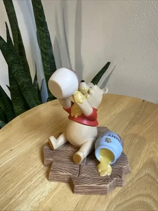 Disney Winnie The Pooh And Friends- Life Is Sweet Ceramic Figurine With Honey - Picture 1 of 8