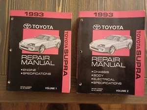 Toyota Supra 1993 service manuals - Picture 1 of 4