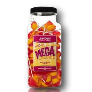 Dobsons Rhabarber & Pudding Mega Lollies 1,9 kg Dose - Bild 1 von 1