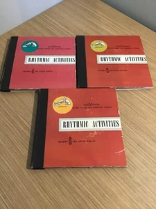 RCAVictor Rhythmic Activities 45 records Complete set of 3 - Picture 1 of 5