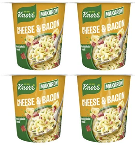 4 cubos de fideos con sabor a queso y bacon knorr comida de preparación rápida instantánea 71 g 2,5 oz - Imagen 1 de 6