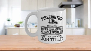 Firefighter / Fireman mug - Badass Firefighter / Fireman mug - Firefighter /Fire - Picture 1 of 3