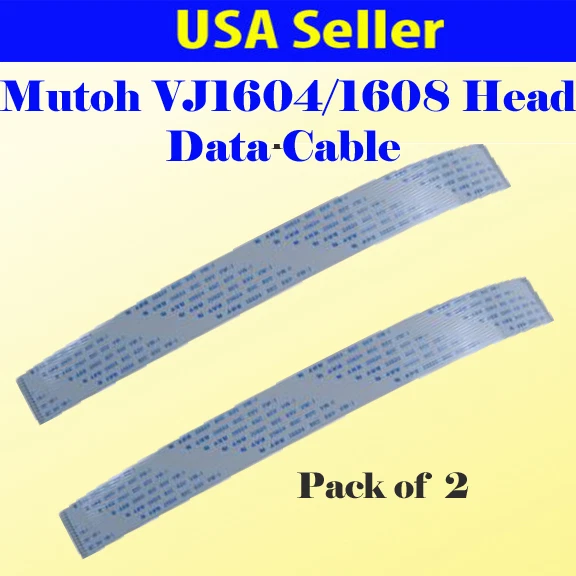 2x  Data Cable for Mutoh VJ-1604/ VJ-1618/ 1204/1304/RJ-900C 31 Pins Data Cable - Image 1 of 1