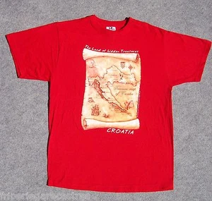 KROATIEN, Souvenir de Travel T-Shirt, Größe L --- (TSM_008) - Bild 1 von 2