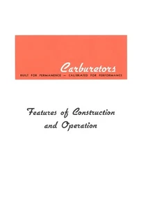 1951 Zenith Carburetors 28 & 63 Series Construction & Operation Owner's Manual - Picture 1 of 6