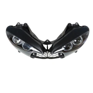 Front Headlight Headlamp Fit For Yamaha 2003-2005 YZF R6 & 2006-2009 R6S Black - Bild 1 von 9