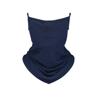 Máscara transpirable anti UV cubierta facial cuello polaina bufanda facial bandana con lazos oreja Foto 1 de 4