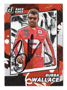 AUTOGRAPHED Bubba Wallace 2022 Donruss Racing RACE KINGS (#23 Door Dash) 23XI Te