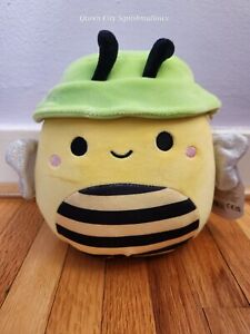 Original Squishmallows 7" Sunny The Bumblebee with Bucket Hat