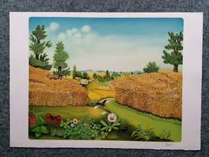 Ivan Stefanek Farbserigraphie "Sommer im Feld" signiert + nummeriert - Bild 1 von 3