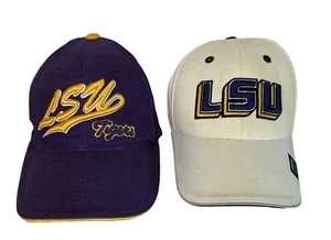 Louisiana State Univ LSU LOT of 2 Baseball Hats 2004 Sugar Bowl - Picture 1 of 14