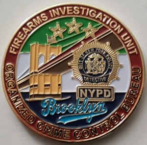 NYPD NYC Police Department FIU Firearms Investigation Unit OCCB Brooklyn Bridge - Bild 1 von 3