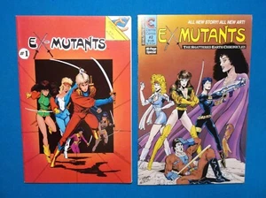 EX MUTANTS #s 1 & 2 - HIGH GRADE '80s SET - ETERNITY COMICS -WHITE PAGES - VF/NM - Picture 1 of 6