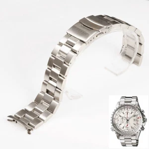 22mm stainless steel bracelet band strap(fits) Casio EF-527D edifice chronograph - Picture 1 of 7