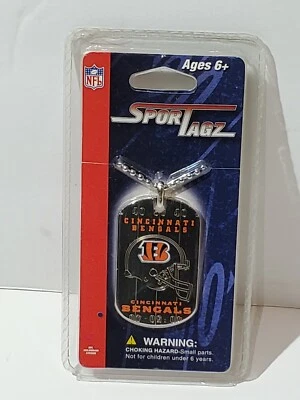 Nuevo collar con etiqueta de perro Forever Collectibles Sportagz NFL Cincinnati Bengals  Foto 1 de 3