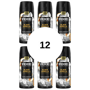 12 - AXE Fragrance Premium Body Spray 1 oz - Black Vanilla + $3 OFF (12 Count)