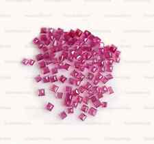 Natural AAA Ruby 3X3MM To 15X15MM Square Faceted Cut Loose Gemstone WholesaleLot